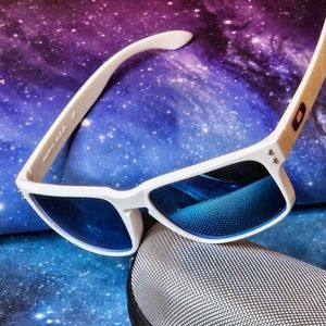 - Holbrook style white with purple icons sunglasses